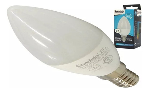 Lamparas Led Vela E14 5w  Calida O Fria 220v Candela