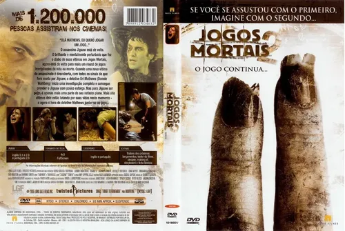 DVD Jogos Mortais 2 - O Jogo Continua