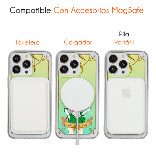 Funda Para iPhone Magsafe Sailor Moon Sailor Jupiter Sailor Verde Anime