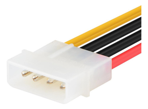 Cable De Poder Brobotix 2x Sata 4 Pines Macho - Molex Hembra