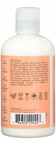 Shea Humedad Del Coco Y Del Hibisco Curl Y Estilo Leche 8 Oz