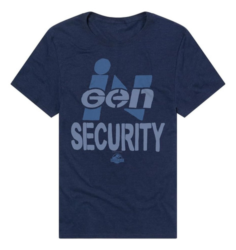 Popfunk Camiseta Oficial De Jurassic Park Ingen Security Sli