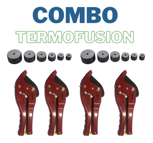 Combo Termofusion, Tijera X 4 Juego Boquillas X2