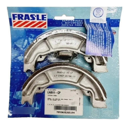 Zapata De Freno Frasle Lh811 Para Honda Cbx200/ Nx350 Sahara