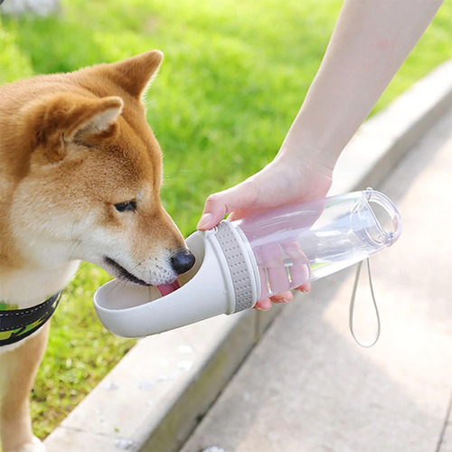 Botella De Agua Bebedero Portátil Para Mascotas  350 Ml 