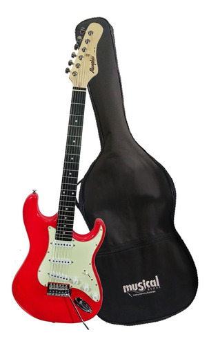 Guitarra Stratocaster Tagima Memphis Mg 30 Vermelha Com Capa