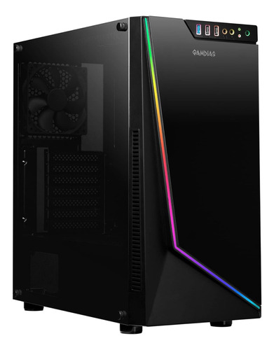 Gabinete Gaming Gamdias Argus M1 E-atx Mid-tower Negro