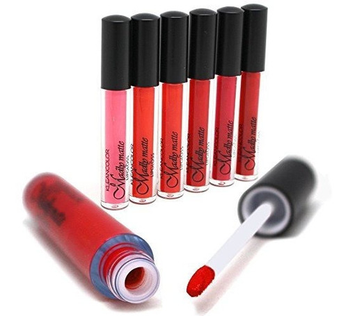 Set De 6 Brillos De Labios Mate LG 1811~1818