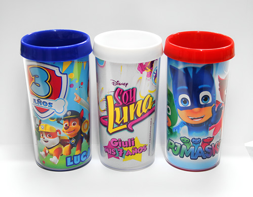 Vasos O Tazas Souvenir Con Diseño- 20 Unidades - Personajes
