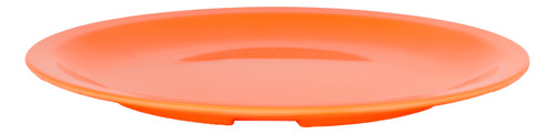 12 Platos Trinche Redondos Melamina 24 Cm - 12 Pzas