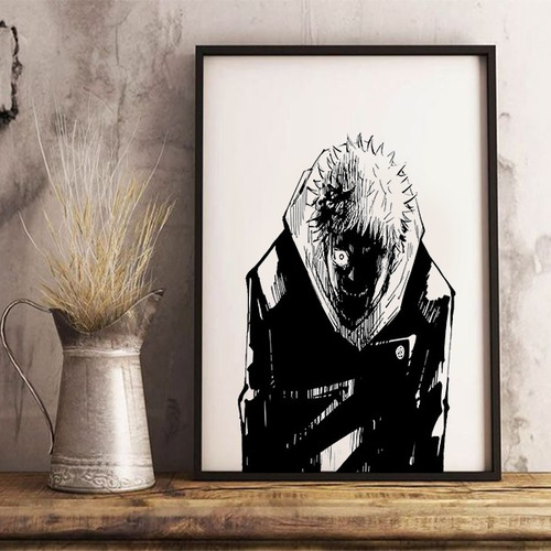 Cuadros De Madera Grabado De Jujutsu Kaisen