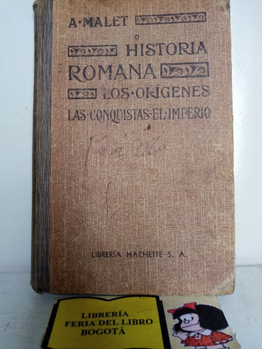 Roma - Alberto Malet - 1939 - Librería Hachette 