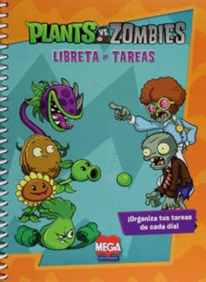 Plantas Vs Zombies Libreta De Tareas Mega Ediciones | MercadoLibre