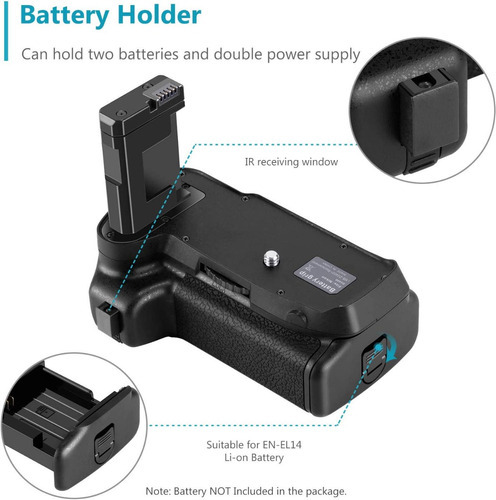 Grip Bateria Kingma Compatible Con Nikon D3400 Mb-d3400 Battery Grip Empuñadura