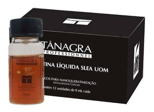 Caixa De Flaconetes Queratinas 10 Unidades 9ml Tânagra Nano