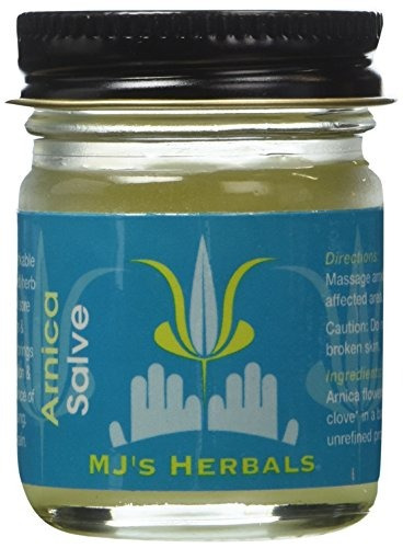 Mj's Herbals Arnica Salve - Concentrado De Una Onza: