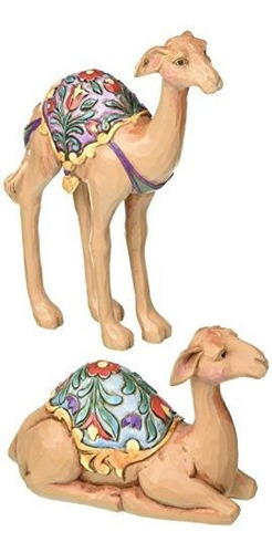 Figuritas Camellos Resina Mini, Set 2 Uni, 4.25  ~ Jim Shore