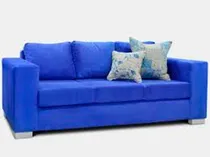 Comprar Sillon Sofa De 3 Cuerpos Tapizado En Ecocuero