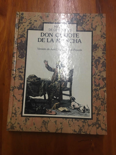 Libro Antiguo  Don Quijote De La Mancha Usado Tapa Dura 1989