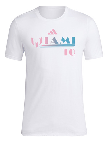 Remera adidas Futbol Messi Graphic Hombre Bl Tienda Oficial