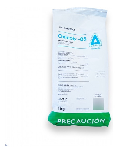 Oxicob 85 Fungicida Oxicloruro De Cobre 1 Kg