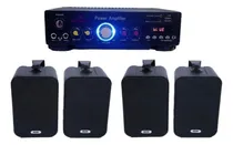 Comprar Combo Musica Funcional Ca101 Rep Usb Bt 4 Bafles Negros Esdj