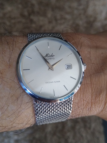 Mido, Ocean Star, 3685, Quartz, Masculino !!