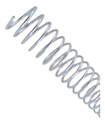 Espiral Para Encadernação Metal Prata A4 17mm 100fls 50un