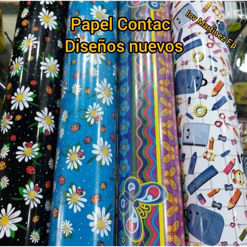 Oferta Papel Contac Estampado, Disponible Todos Los Diseños 