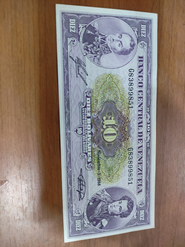 Billetes Antiguo En Series Totalmente Nuevos Año 1988 Franja