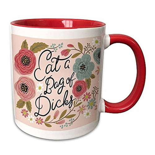 Taza De Café De Cerámica, Comer Una Bolsa De Penes, 11oz, Ro