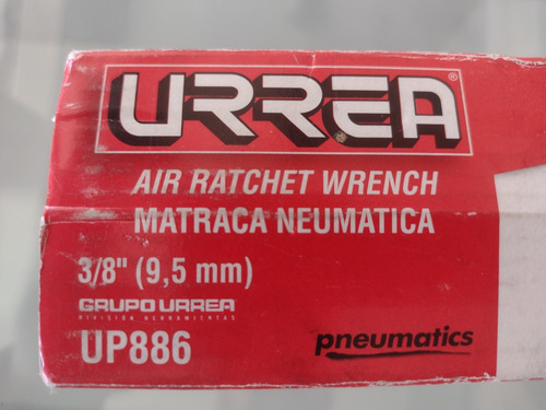 Matraca Neumática Urrea Up886 3/8  50 Ft-lb Uso Pesado