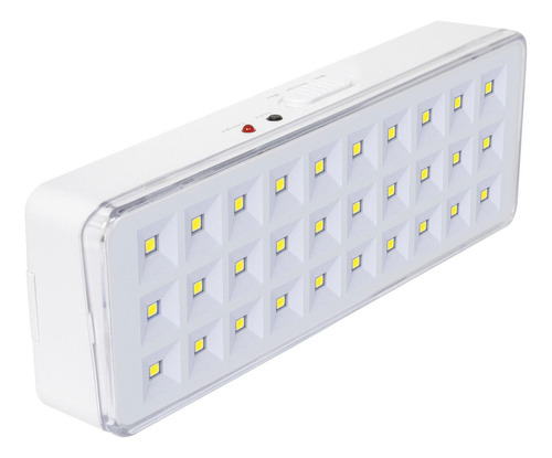 Lámpara, De Emergencia Iusa, Lineal, 30 Led, Consumo De 4 W