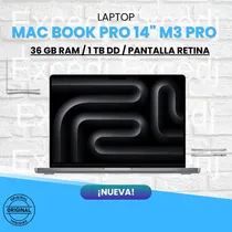 Comprar Macbook Pro 14 M3 Pro 36gb 1tb Ssd Nov 2023