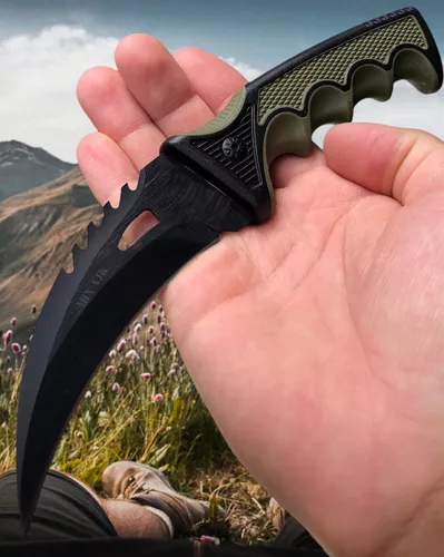 Faca Karambit Esportiva Lâmina Curvada Inox Bainha Inclusa - LUATEK - Faca  - Magazine Luiza