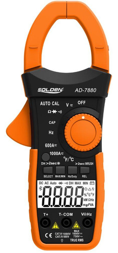 Alicate Amp Dig Ac/dc True Rms Cat Iv Solden Ad-7880