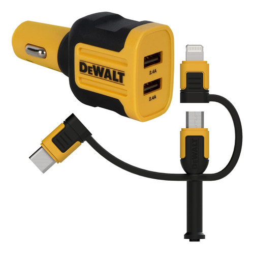 Dewalt Cable Combinado 3 1 Para Lightning Tipo Cy Micro-usb