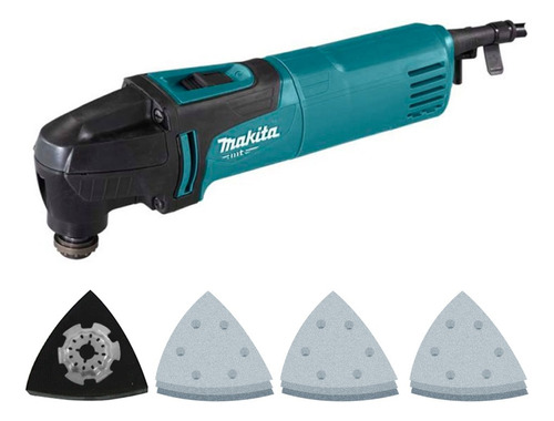 Multiherramienta Makita M9800bx1 Mt 200w Vel Variable + Acc.