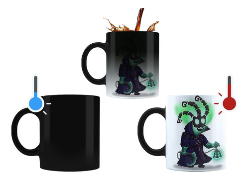 League Of Legends Thresh Taza Magica Tu Propio Estilo Negro