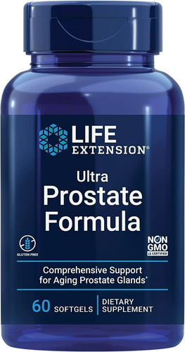 Life Extension Ultra Prostate Formula Prostata 60 Softgels Sabor Sin Sabor