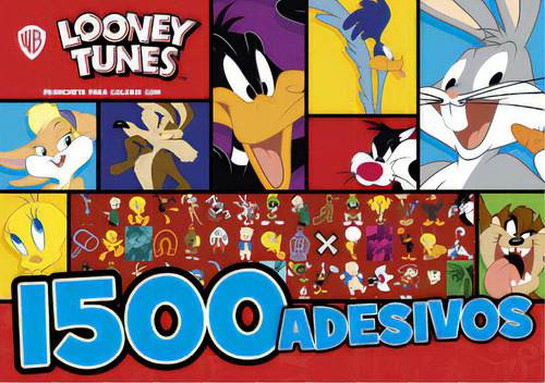 Looney Tunes Prancheta para Colorir com 1500 Adesivos, de a Line. On Line Editora, capa mole, edição 2 em português, 2023