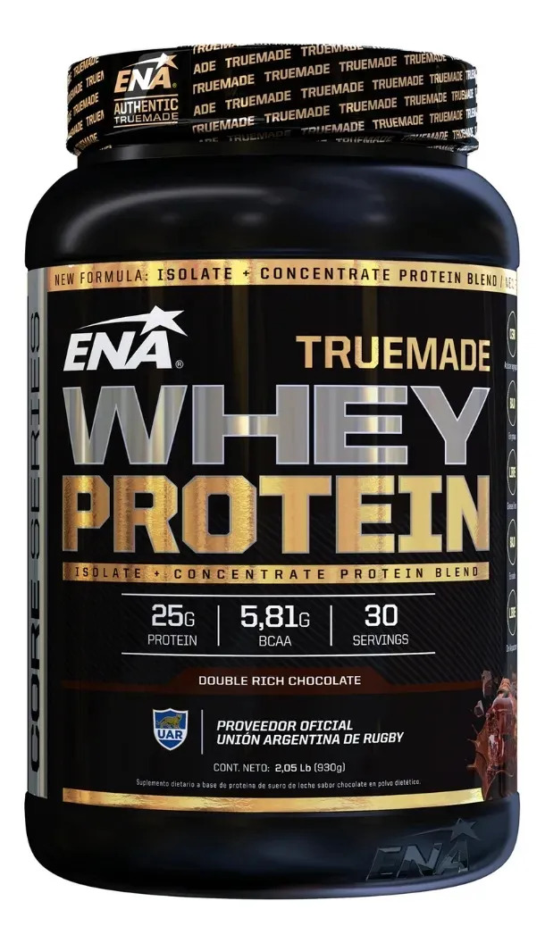 Proteína ENA Sport True Made en Polvo Sabor Chocolate 930g