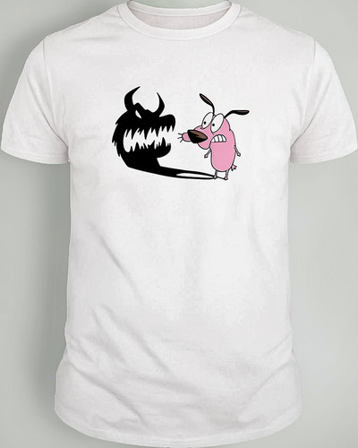 Playera Perro Clásicos Coraje Caricaturas Cab/dam/inf