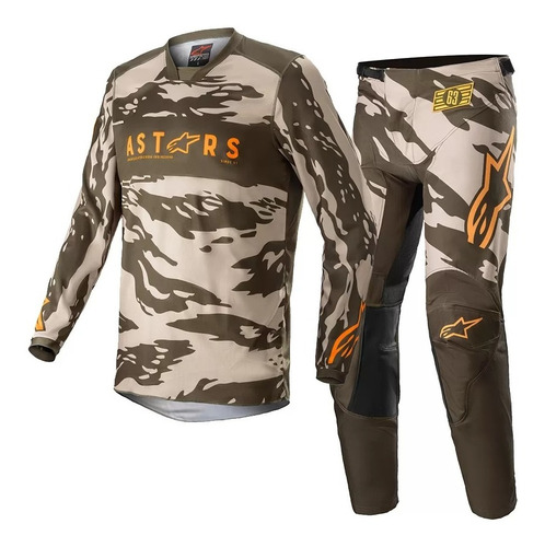 Conjunto Motocross Racer Tactical 22  Mx Alpinestars Premium