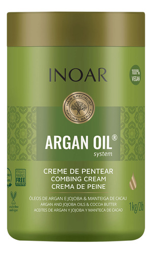 Inoar Argan Oil System - Creme Para Pentear 1000g