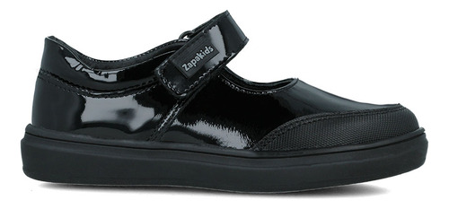 Zapatos Escolares Zapakids Flats Niña Casual Charol Negro (1