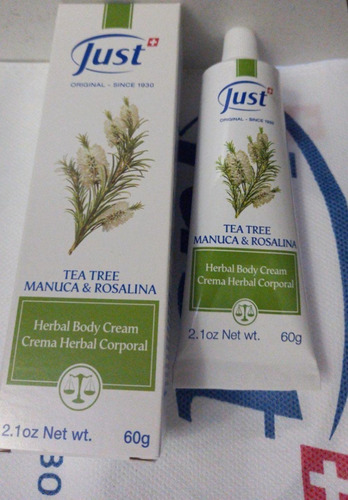 Just Crema Tea Tree 60g Árbol De Té