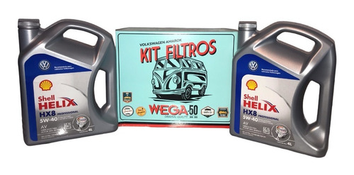 Kit Filtros Amarok (2013-2015) + Shell Hx8 5w40 X8 L