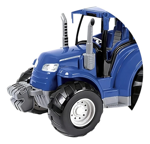 Trator De Brinquedo Radical Arado Com Ferramenta - Azul