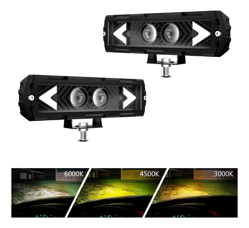 Faros De Automóvil Led.pulgadas, 120w 12000lm, Impermeable